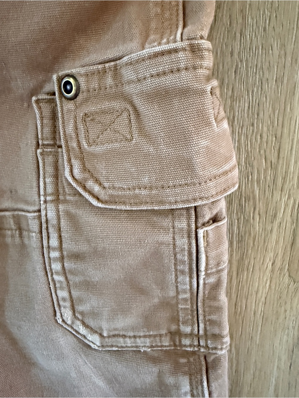 Duluth Trading Co Kids DuluthFlex Fire Hose Bib Overalls Brown Size 3T - Picture 7 of 13